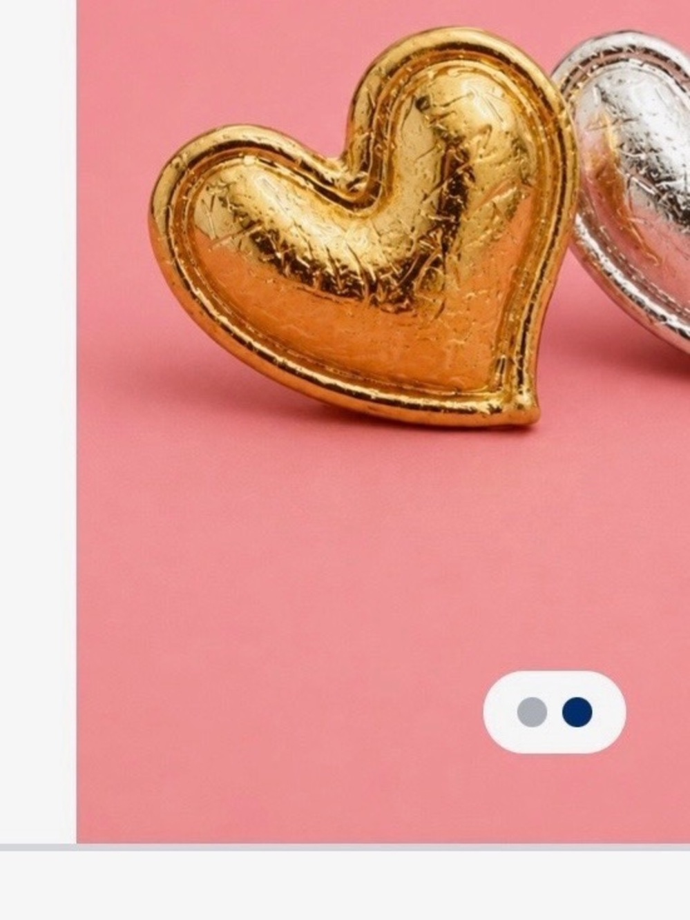 & Other Stories Gold Heart Statement Ring
